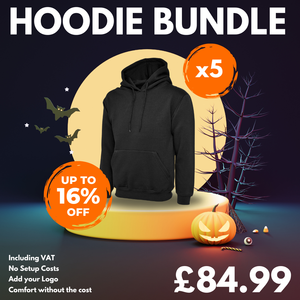 5 Classic Hoodie Bundle With Free Logo
