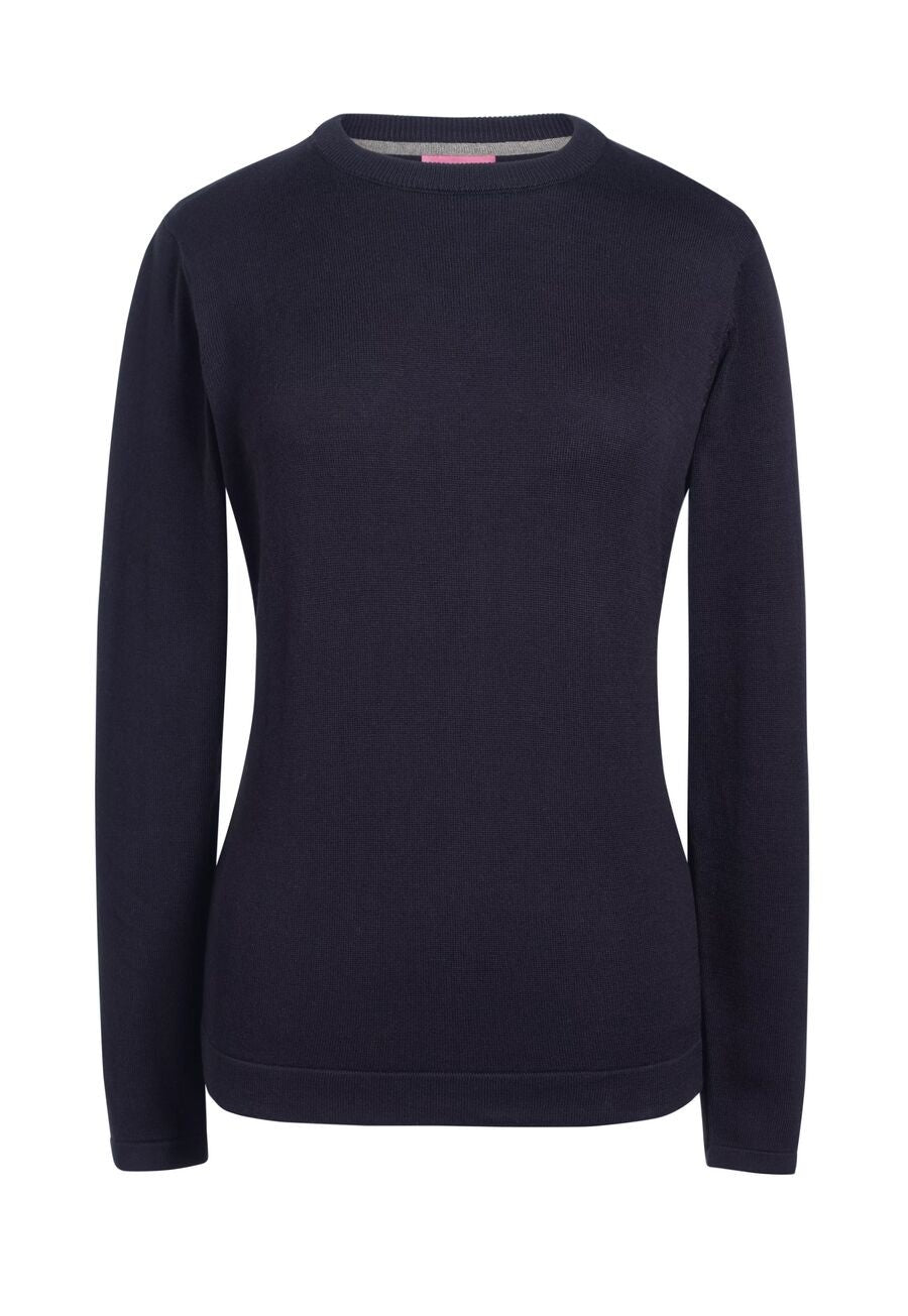 2384 Helena Crew Neck Jumper - Navy