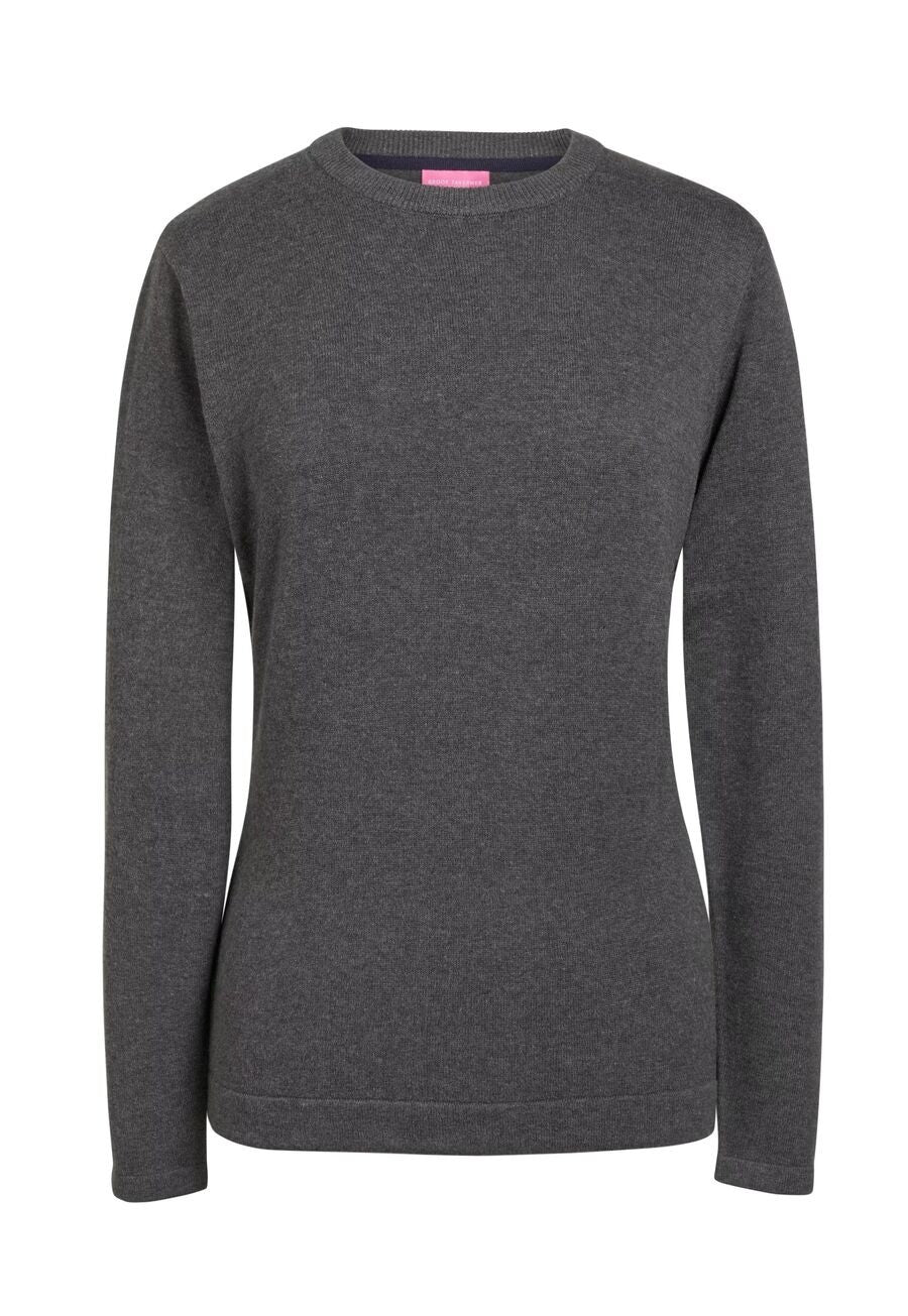 2384 Helena Crew Neck Jumper - Charcoal