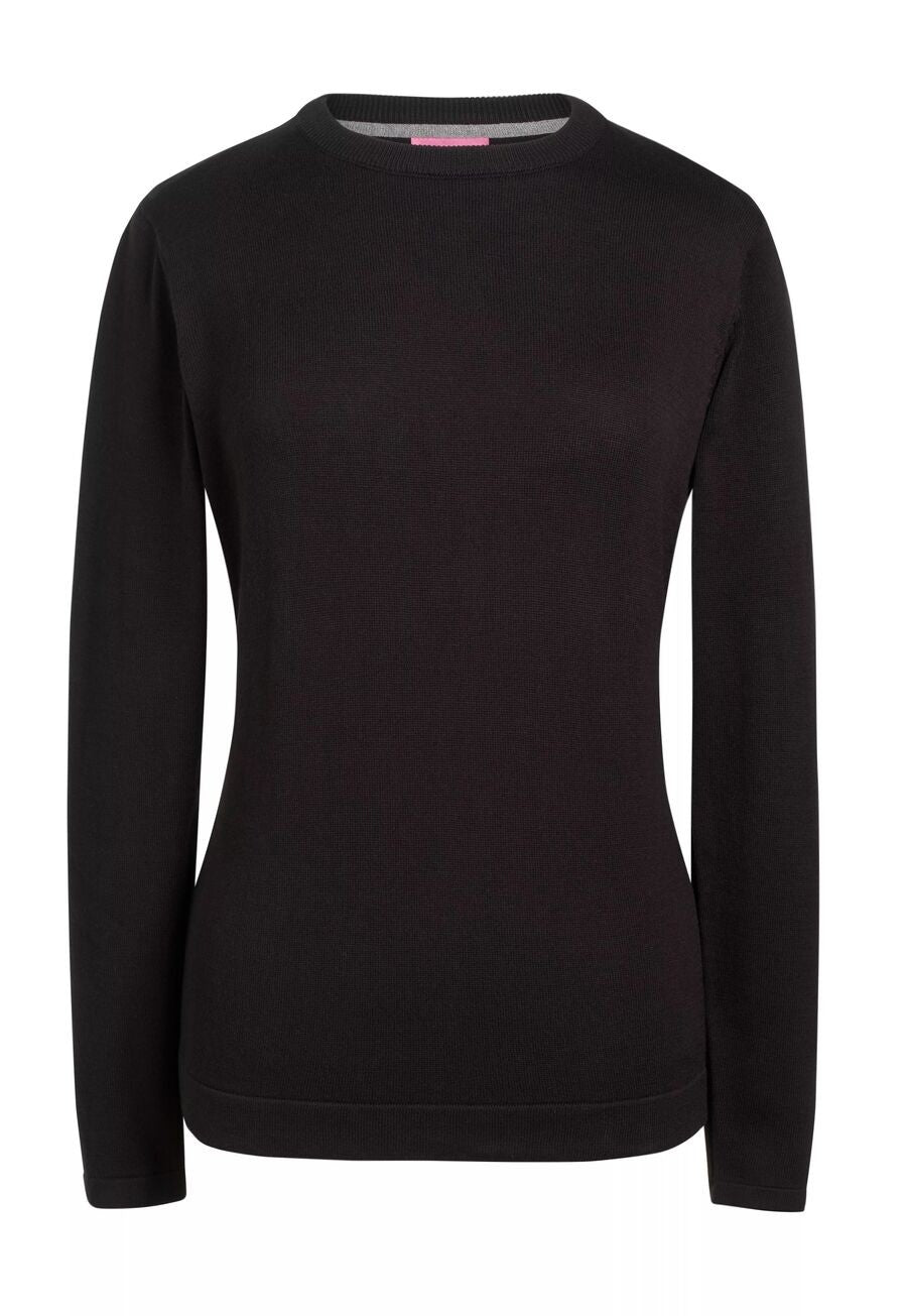 2384 Helena Crew Neck Jumper - Black