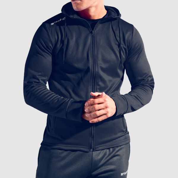 Field Hooded Full Zip Top - Navy
