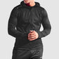 Field Hooded Full Zip Top - Black