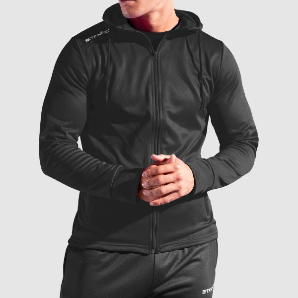 Field Hooded Full Zip Top - Black