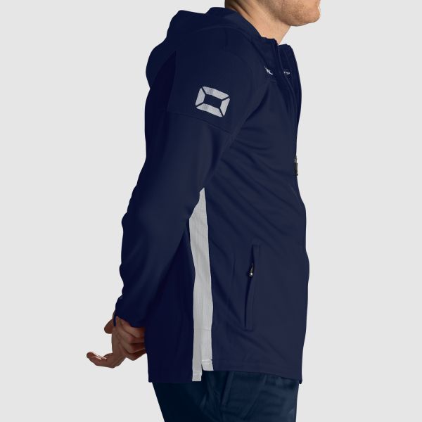 Pride FZ Hooded - Navy-White