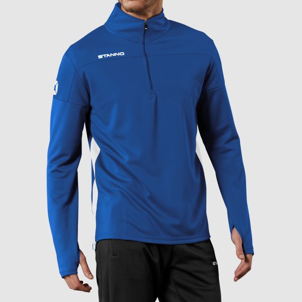 Pride 1/4 Zip Top - Royal-White