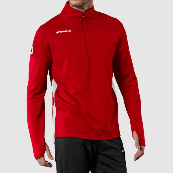 Pride 1/4 Zip Top - Red-White
