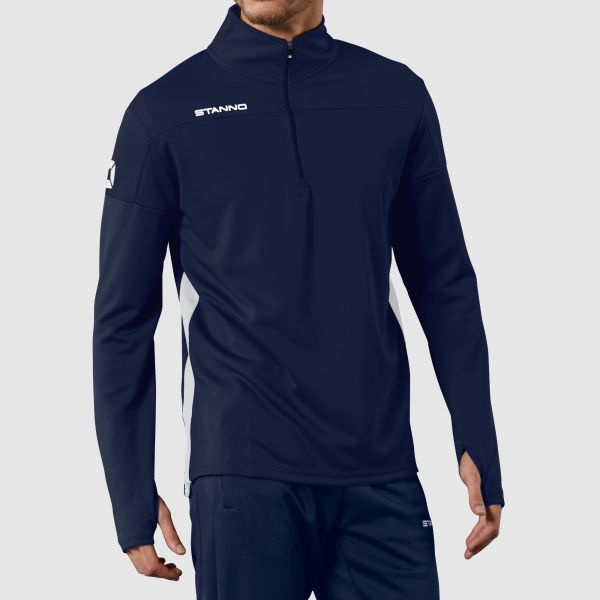 Pride 1/4 Zip Top - Navy-White
