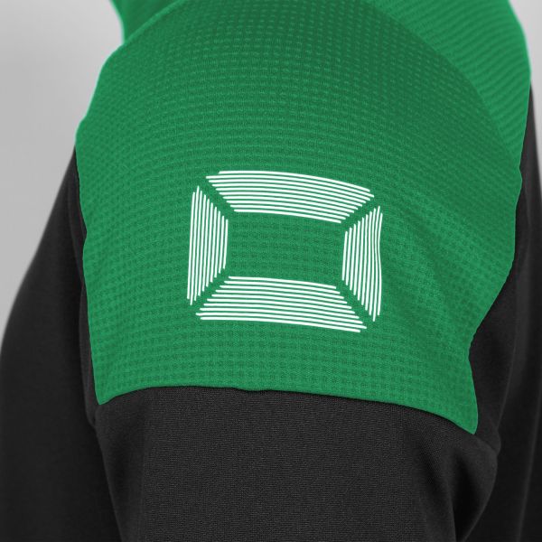 Pride 1/4 Zip Top - Black-Green