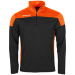Pride 1/4 Zip Top - Black-Orange