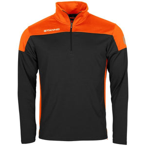 Pride 1/4 Zip Top - Black-Orange