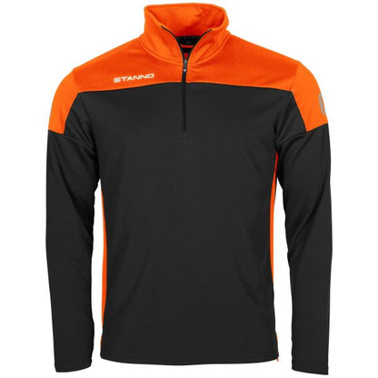 Pride 1/4 Zip Top - Black-Orange