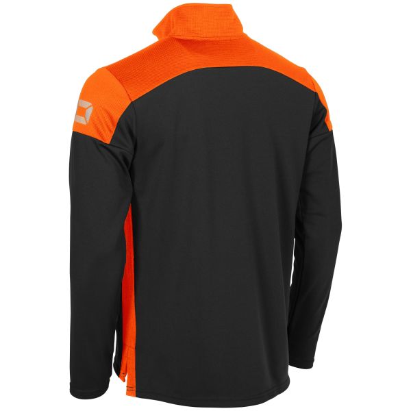 Pride 1/4 Zip Top - Black-Orange
