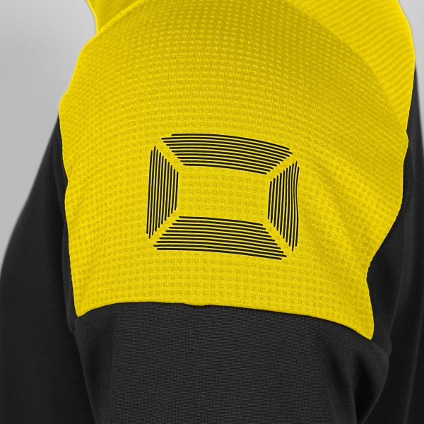 Pride 1/4 Zip Top - Black-Yellow