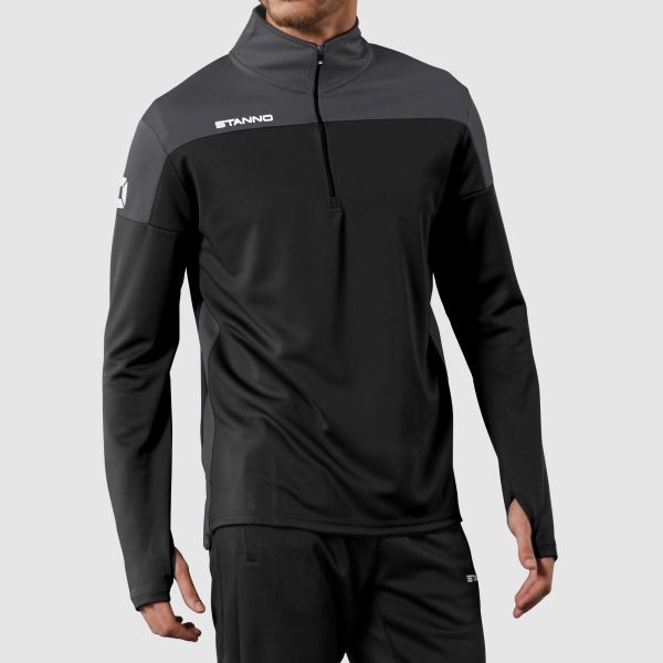 Pride 1/4 Zip Top - Black-Anthracite
