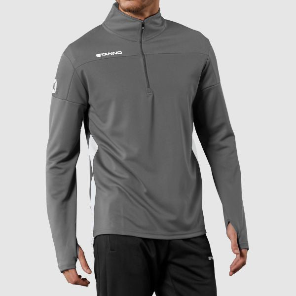 Pride 1/4 Zip Top - Anthracite-White