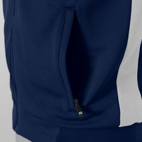 Pride Full Zip Jacket - Navy-White