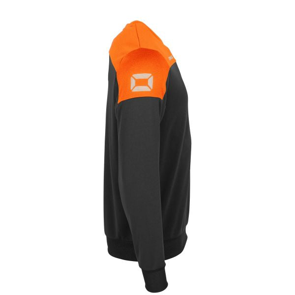 Pride Top Round Neck - Black-Orange