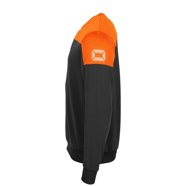 Pride Top Round Neck - Black-Orange