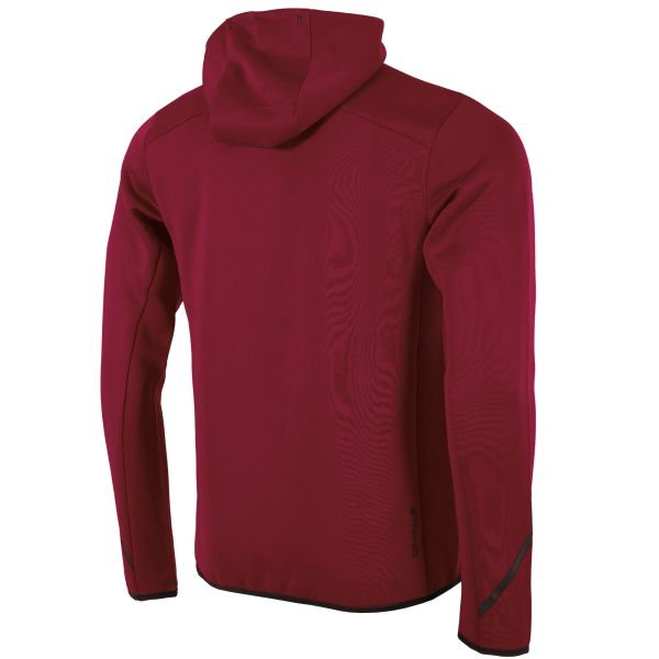 Plaza Hooded Half Zip Top - Dark Burgundy