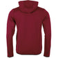 Plaza Hooded Half Zip Top - Dark Burgundy