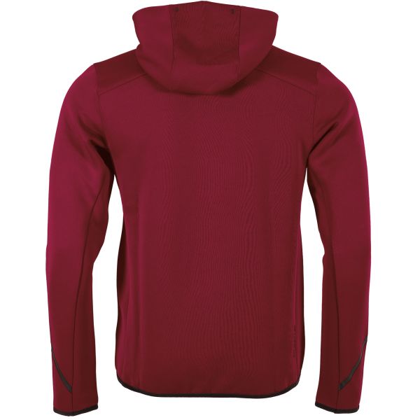 Plaza Hooded Half Zip Top - Dark Burgundy