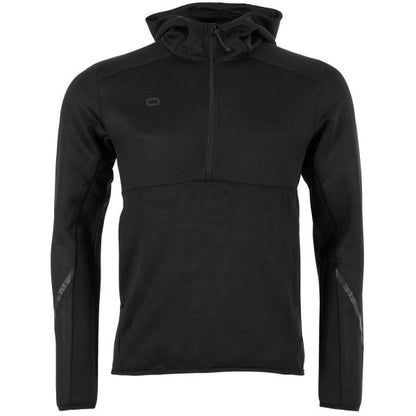 Plaza Hooded Half Zip Top - Black