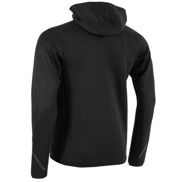 Plaza Hooded Half Zip Top - Black