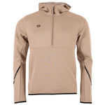 Plaza Hooded Half Zip Top - Beige