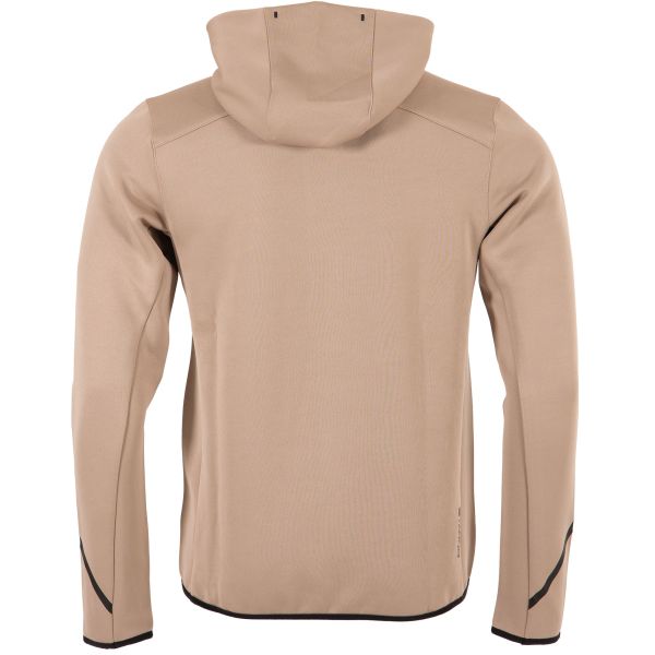 Plaza Hooded Half Zip Top - Beige