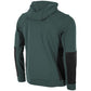 Plaza Brush Hooded Half Zip Top - Stormy Grey