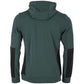 Plaza Brush Hooded Half Zip Top - Stormy Grey