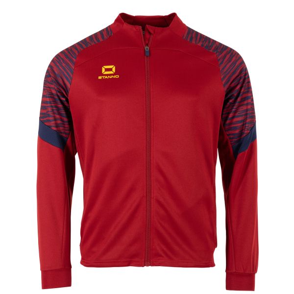 Bolt Full Zip Top - Dark Red-Navy