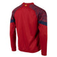 Bolt Full Zip Top - Dark Red-Navy