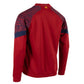 Bolt Full Zip Top - Dark Red-Navy