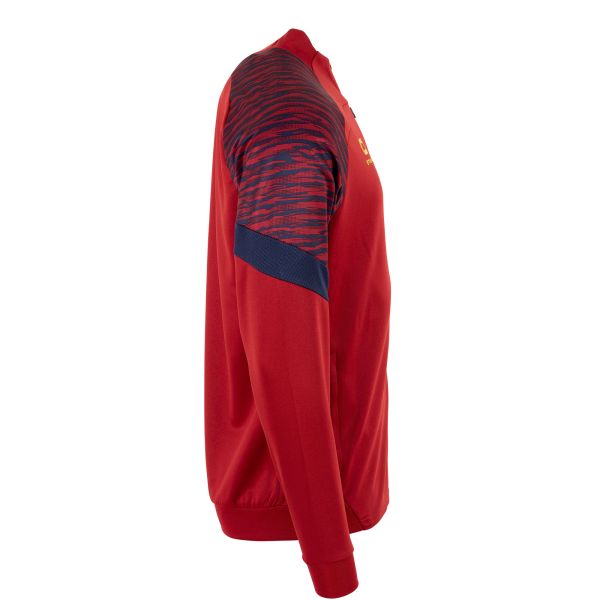 Bolt Full Zip Top - Dark Red-Navy