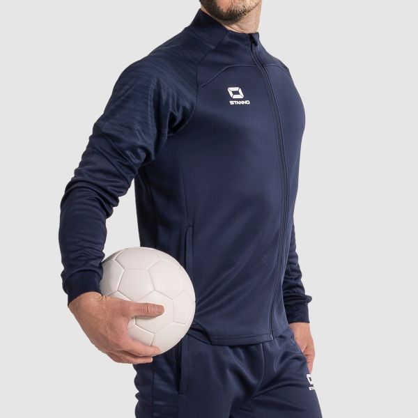 Bolt Full Zip Top - Navy