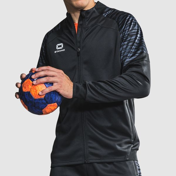 Bolt Full Zip Top - Black