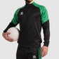 Bolt Full Zip Top - Black-Green