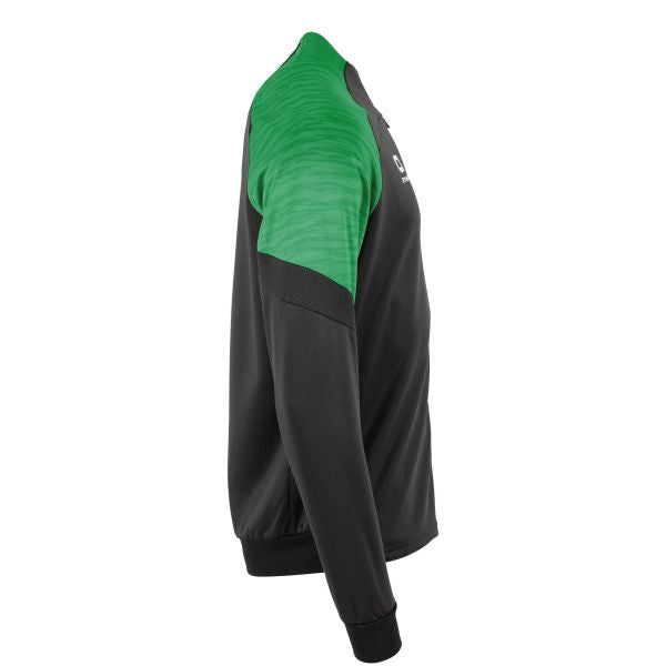 Bolt Full Zip Top - Black-Green