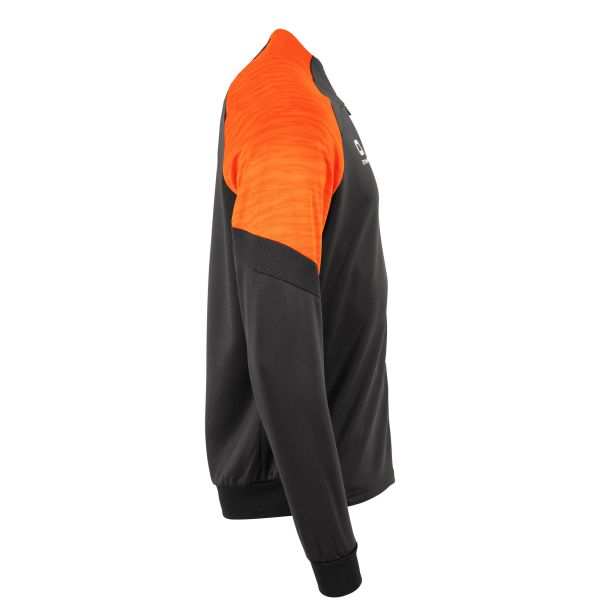 Bolt Full Zip Top - Black-Orange