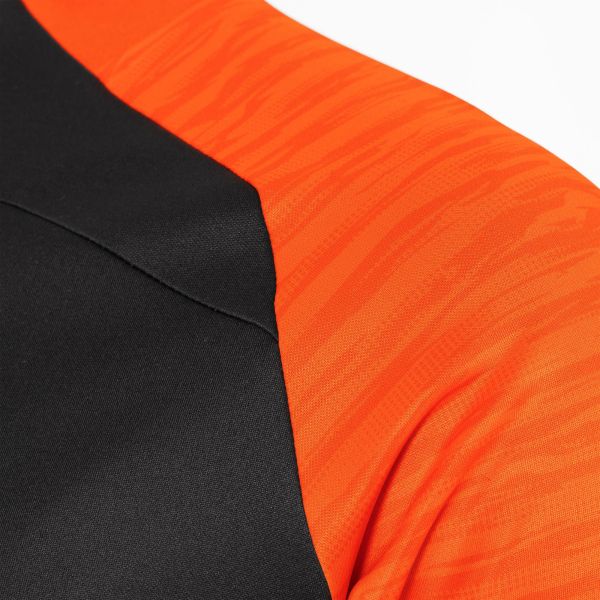 Bolt Full Zip Top - Black-Orange
