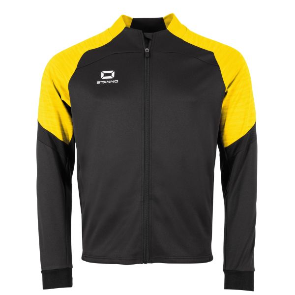 Bolt Full Zip Top - Black-Yellow
