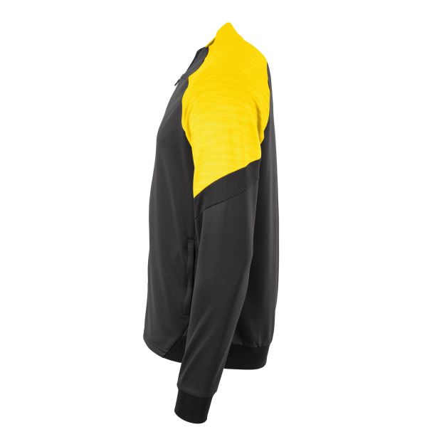 Bolt Full Zip Top - Black-Yellow
