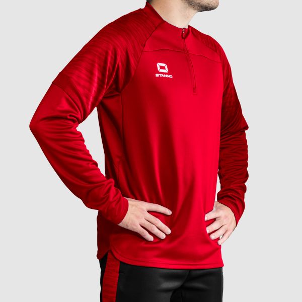 Bolt Quarter Zip Top - Red