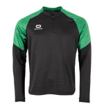Bolt Quarter Zip Top - Black-Green
