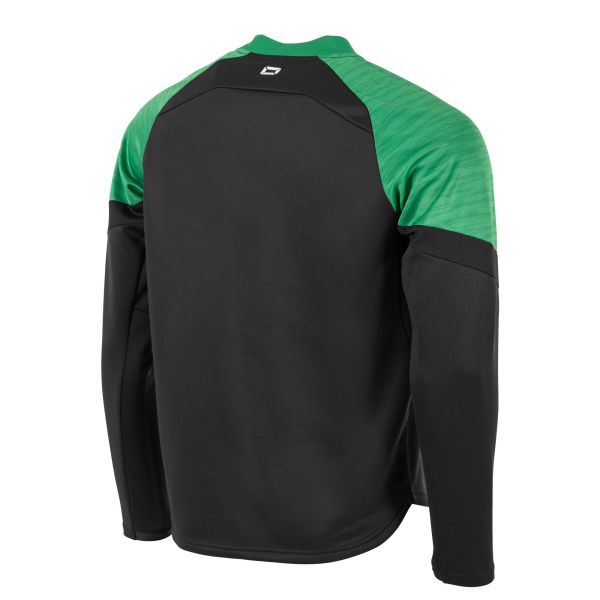 Bolt Quarter Zip Top - Black-Green