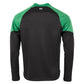 Bolt Quarter Zip Top - Black-Green