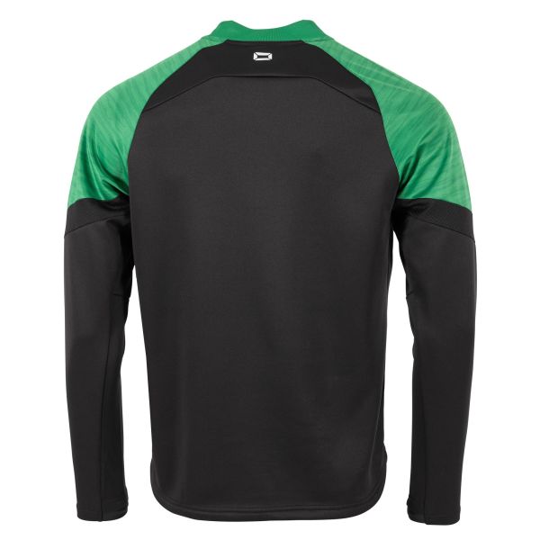Bolt Quarter Zip Top - Black-Green