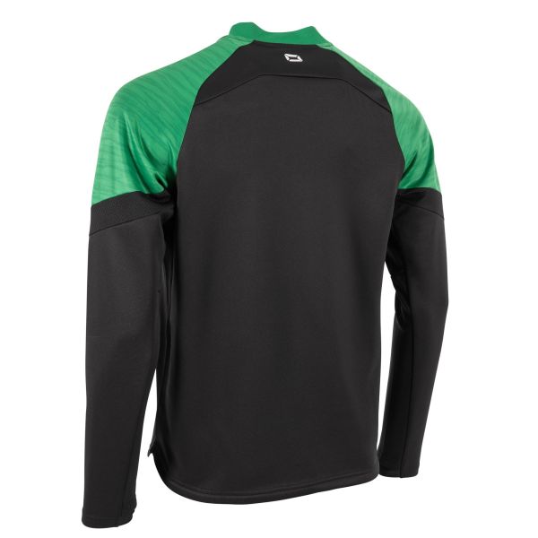 Bolt Quarter Zip Top - Black-Green