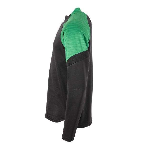 Bolt Quarter Zip Top - Black-Green